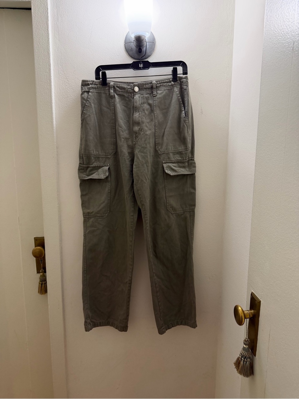 Zara 100% Cotton Cargo Pants 12